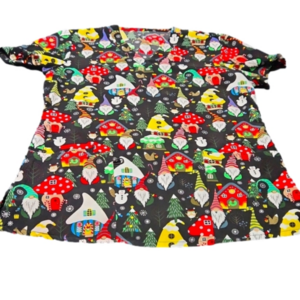 Christmas Scrub top sz. Medium